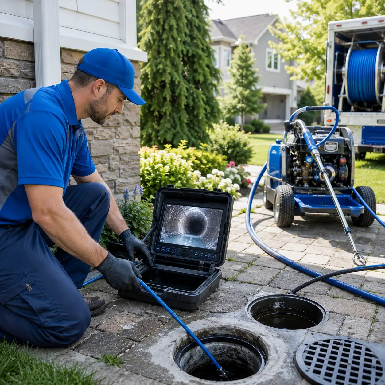 Outdoor drain cleaning professionals serving Rockville, MN